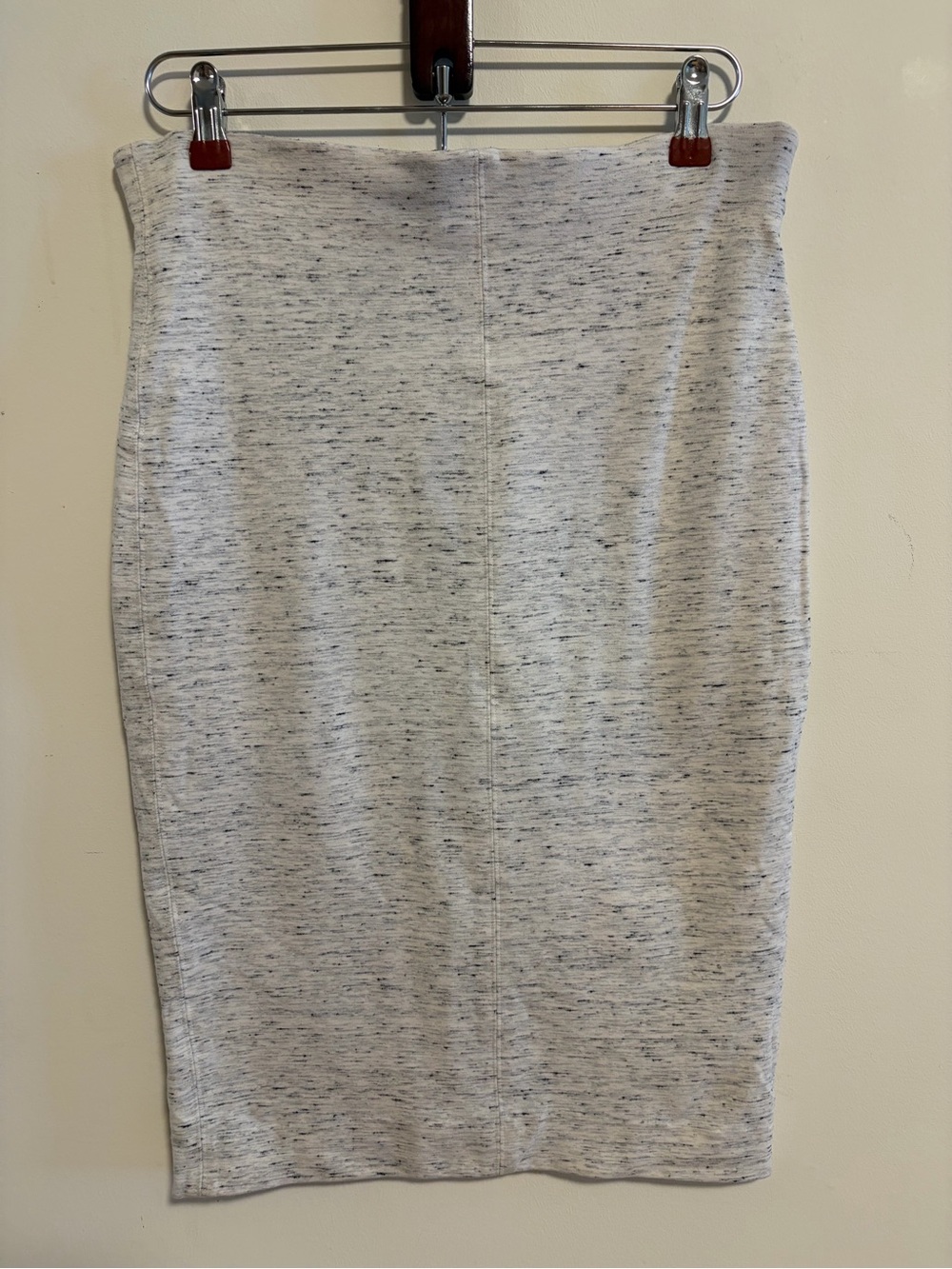 Aritzia Wilfred Grey Marled High Waisted Pencil Skirt L